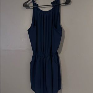 Womens blue romper